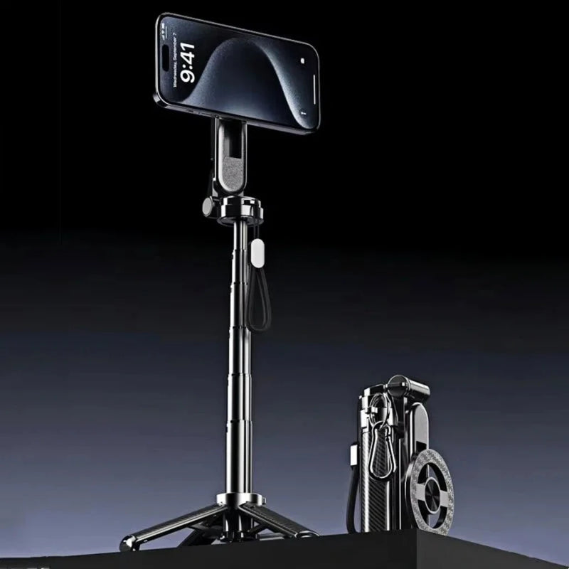 Magnetic Selfie Stick with Bluetooth Remote