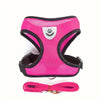 Escape-Proof Mesh Cat Harness with Reflective Vest