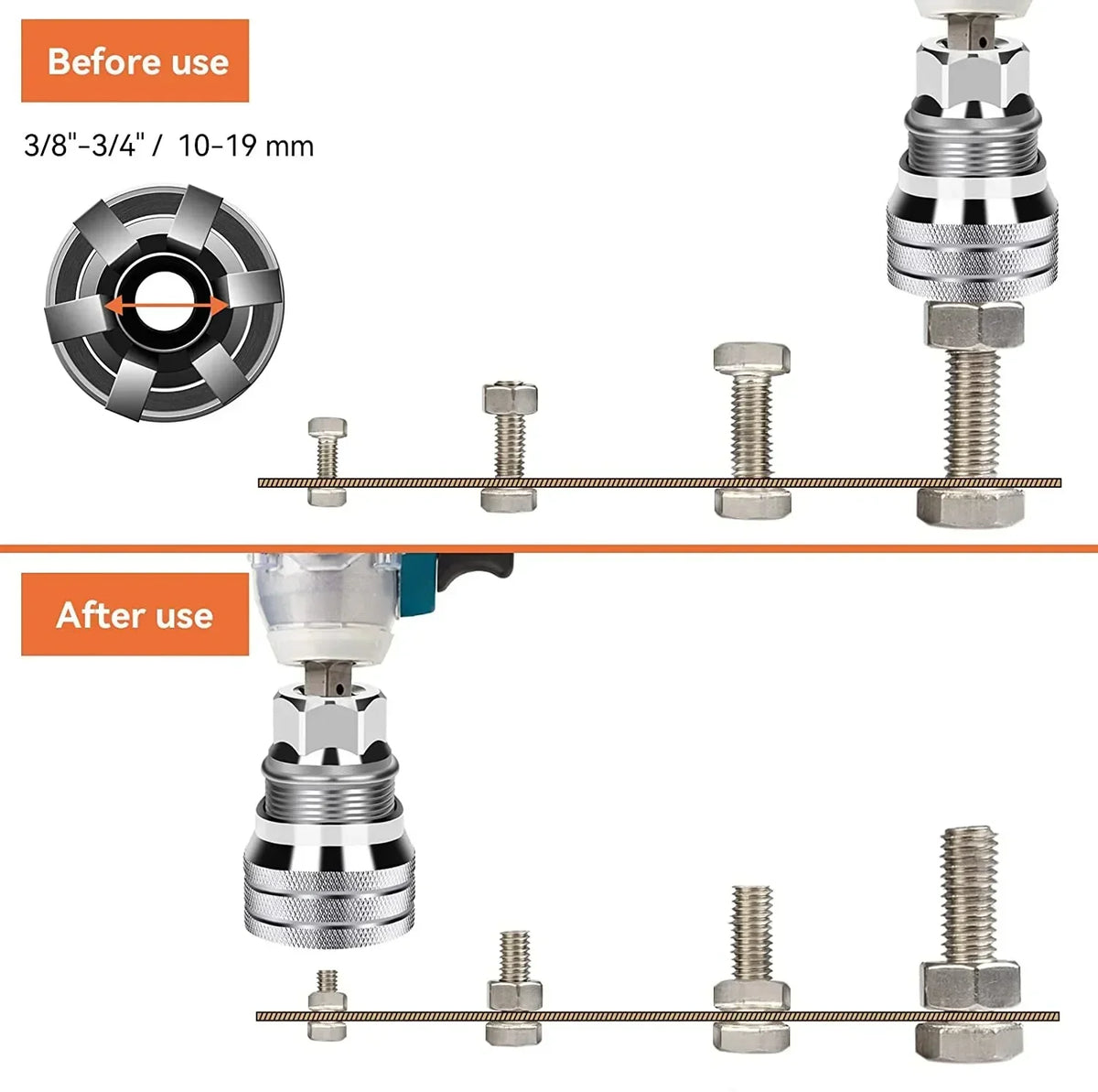 Universal Socket Adapter Kit for Drills and Wrenches