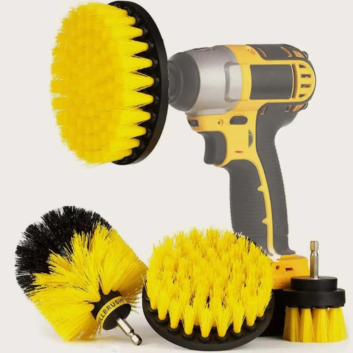 Rotary Drill Brush Cleaning Kit for Deep Scrubbing