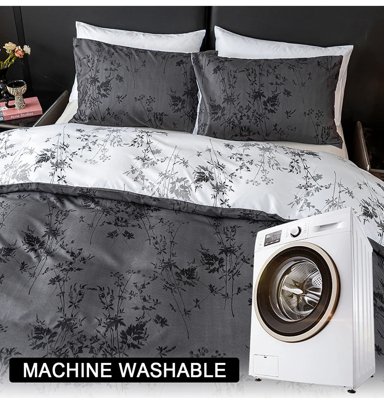 Artisan Pattern Print Duvet Cover Set with Pillowcases