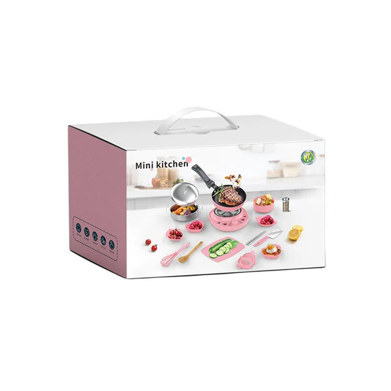 Cocina de juguete eléctrica mini para cocinitas infantiles