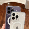 Transparent Magnetic Wireless Charging Case for iPhone with Shockproof Protection