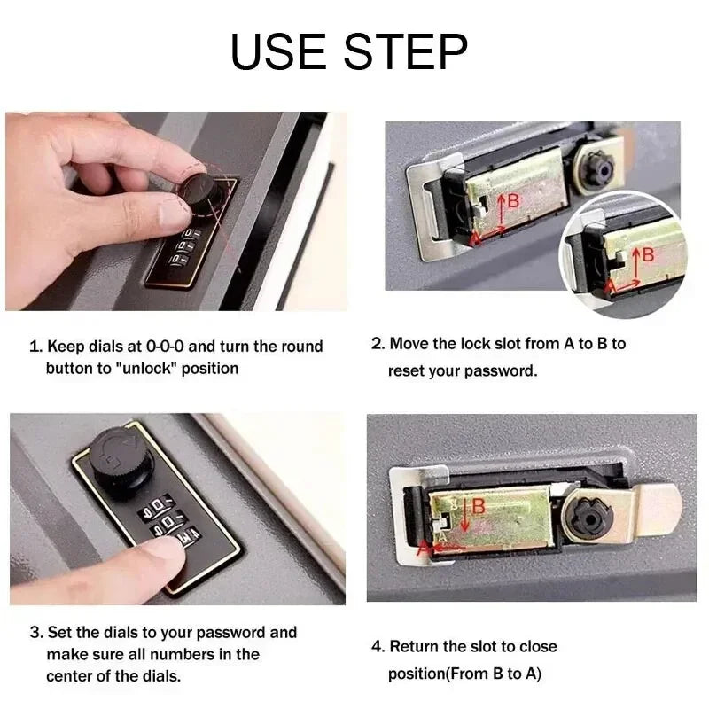 Hidden Dictionary Book Safe with Password Lock