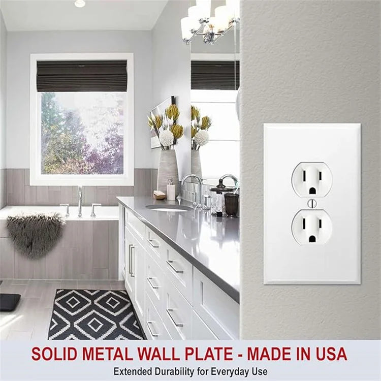 Durable ABS Wall Light Switch Cover Plate