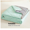 Summer Cooling Blanket with Breathable Polyester Fabric