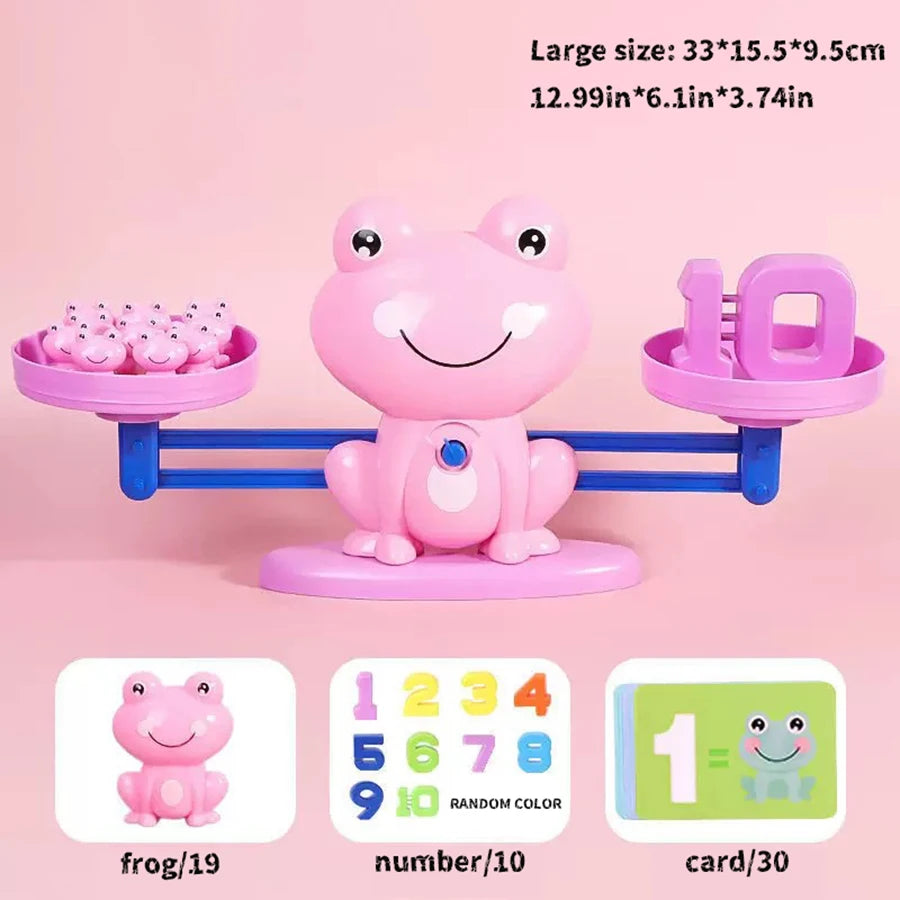Frog Balance Math Game for Kids | Addition & Subtraction Learning Toy