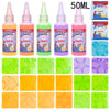 A collection of 50ml Aqua Fairy craft kits in various colors and shapes for DIY 3D water elf projects.