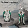 Folding Multifunctional Wire Stripper Pliers with Crimping Tool