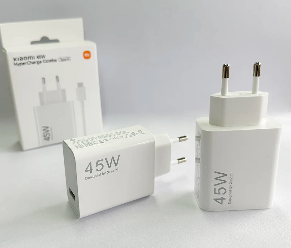 Xiaomi 45W Turbo Fast Charger with USB-C Cable