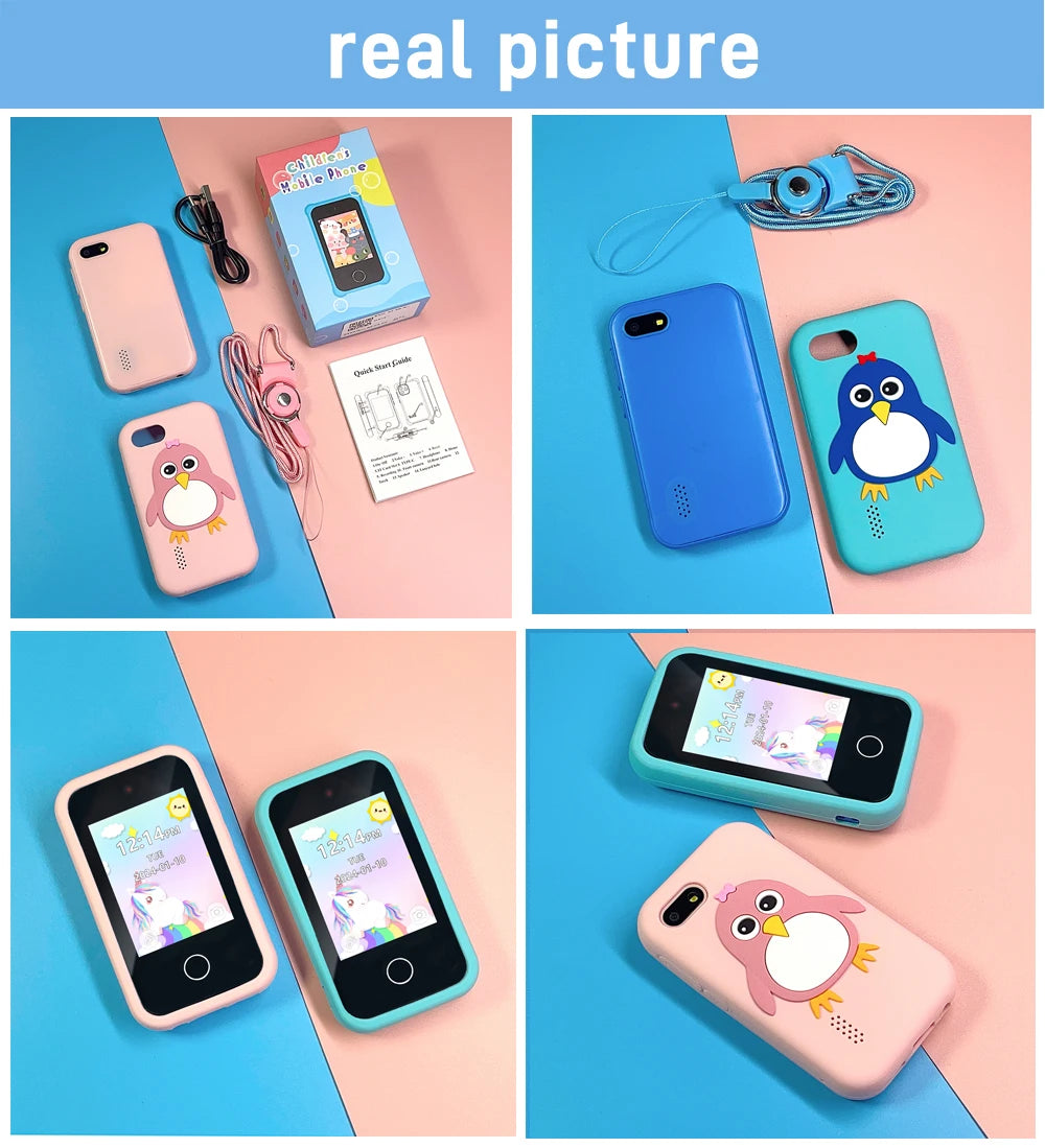 Kids Touchscreen Learning Phone with Games and Music