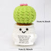Handmade Crochet Amigurumi Doll with Love and Encouragement