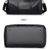 Retro PU Leather Weekender Duffel Bag with Adjustable Shoulder Strap