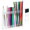 Acrylic Wall-Mounted Straw and Utensil Holder
