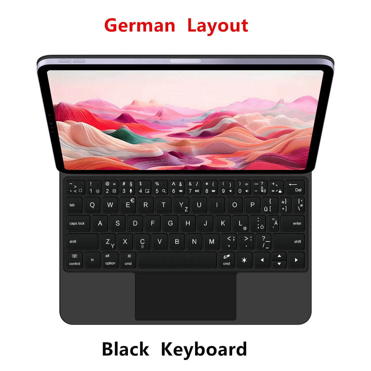 iPad Magic Keyboard Case with Backlit Keys and Touchpad