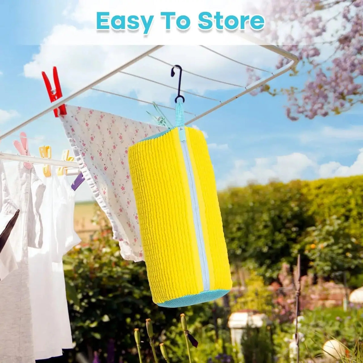Mesh Shoe Wash Bag with Soft Fluff Lining