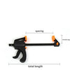 4-Inch Quick-Release Woodworking Bar Clamps (Set of 2 or 5)