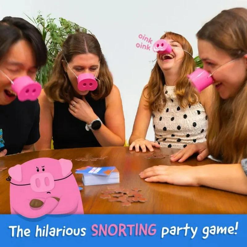 Juego de Fiesta Divertido con Narices de Cerdo Inflables