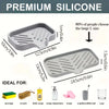 Multifunctional Silicone Faucet Mat and Kitchen Sink Organizer