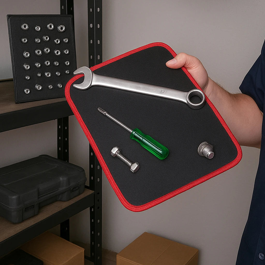 Magnetic Tool Organizer Mat with Anti-Slip Surface