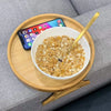 Clip-On Wooden Sofa Side Tray with Integrated Storage