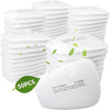 A stack of white replacement dust filter pads for 5N11 compatible respirator masks.