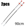 Two 90cm bendable drain augers with claw grabbers for hair and clog removal