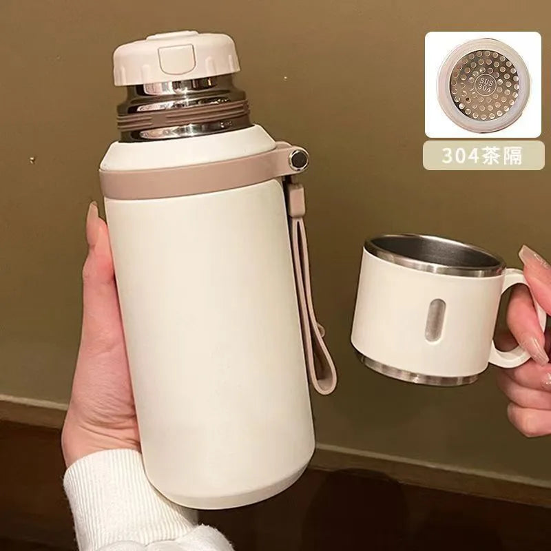 316 Stainless Steel Vacuum Tumbler with Tea Infuser