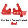 Durable Aluminum Footpegs with Pedal Bracket for Electric Dirt Bikes