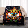 Manta de Lana Fleece con Estampado Tiki Bar Aloha