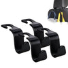 Universal Car Headrest Hooks (4-Pack) – Organize Handbags, Groceries & Jackets