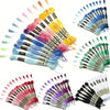 Rainbow Gradient Embroidery Thread Set - 12 Spools