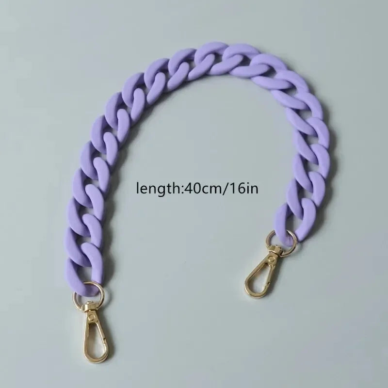 Fashionable Wide Chain Bag Strap