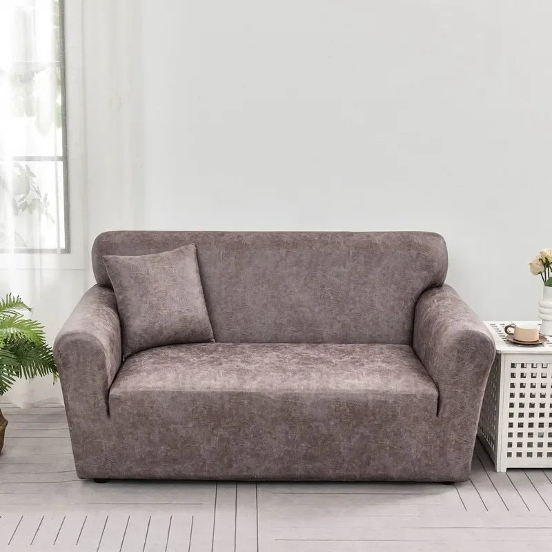 PU Leather Sofa Slipcover with Anti-Slip Backing