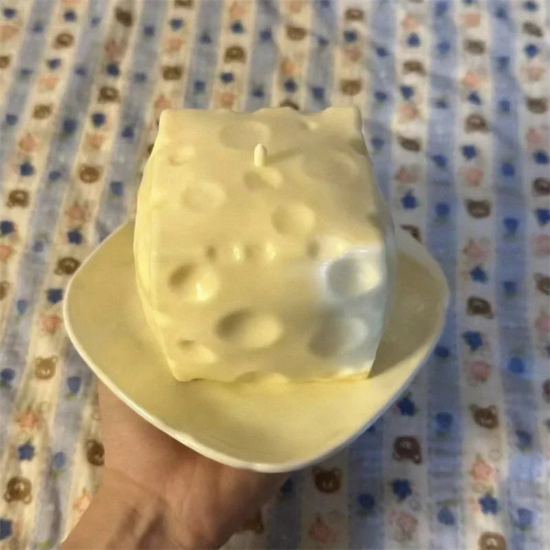 Balle Anti-Stress en Forme de Fromage Géant