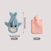 Plush Shark Hot Water Bottle with Detachable Cover