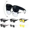 Oversized Polarized Fit-Over Sunglasses