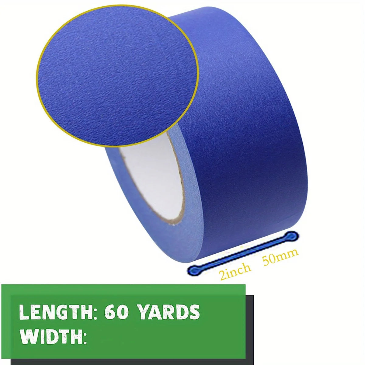 Blue Painters Tape Multi-Pack, Clean Release Masking Tape for Home Projects