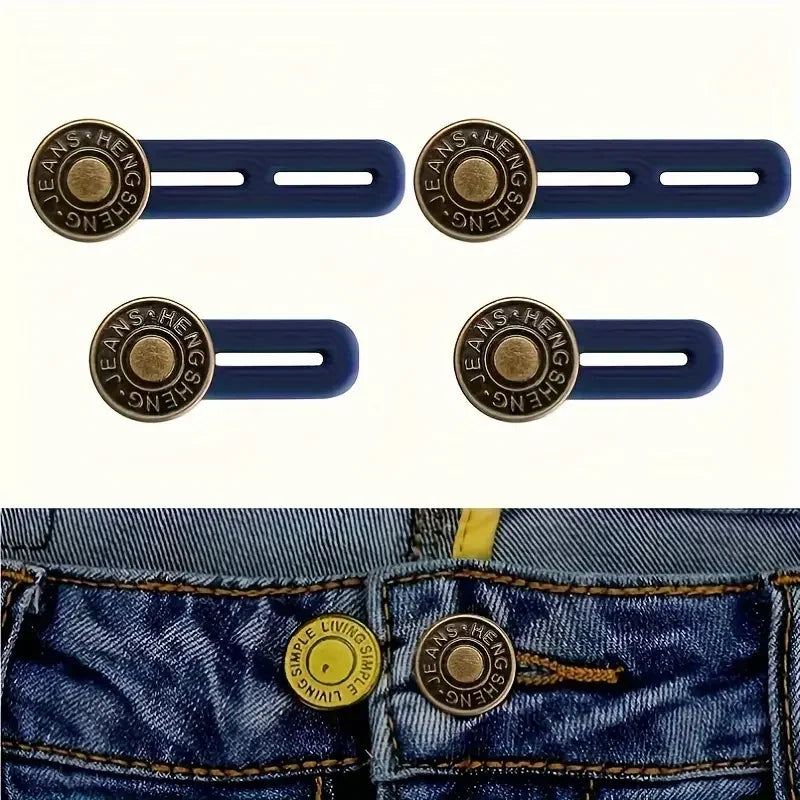 Adjustable Waistband Extender Buttons (4-Pack)