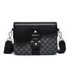 Men's Jacquard Crossbody Bag with Waterproof Finish