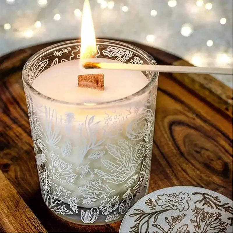 Natural Wooden Wick Candle Wicks for DIY Aromatherapy