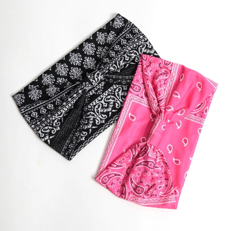 Bohemian Elastic Headbands for Hair & Yoga