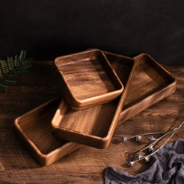 Black Walnut Wood Serving Tray