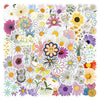 Waterproof Daisy Flower Sticker Pack for DIY Decor