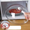 Transparent Microwave Splash Guard with Ergonomic Handle