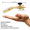 Brass Propane Torch with Precision Pencil Flame