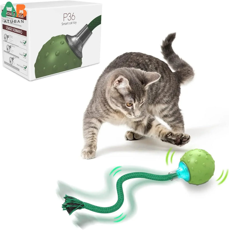 Motion-Activated Interactive Cat Toy Ball