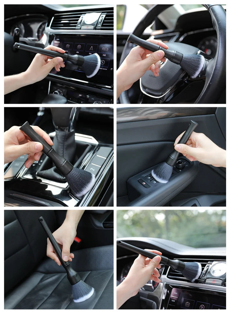 Ultra-Soft Car Detailing Brush Set for Interior Cleaning
