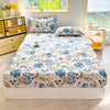 Botanical Floral Fitted Sheet – Soft Polyester Bedding for Everyday Comfort