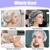 Disposable Shower Caps for Bathing, Hair Care, and Food Protection